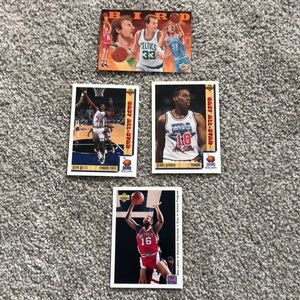 💕4 1990s upper deck NBA cards